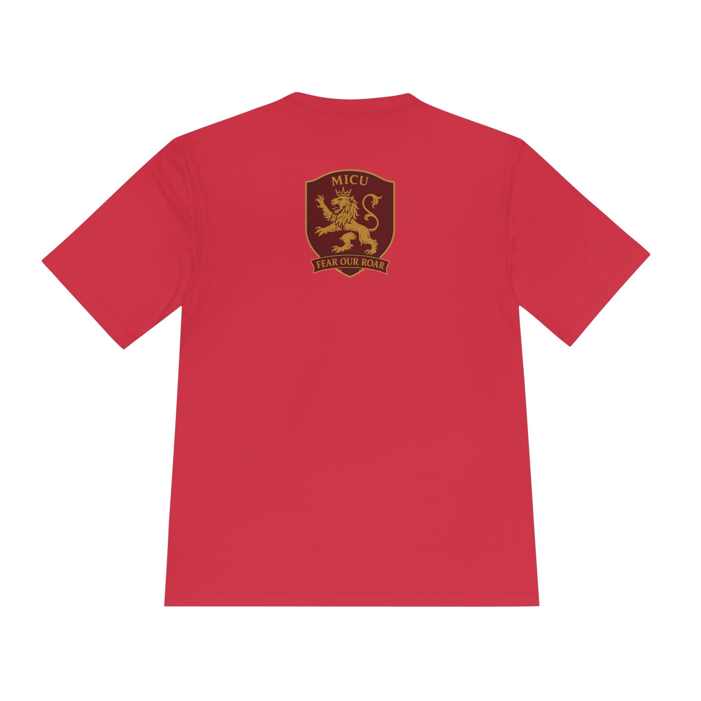 MICU Sigil -Wicking Tee with Crest Design | Activewear for Sports, Gym, Workout, Gift for Fitness Lovers, Casual Wear