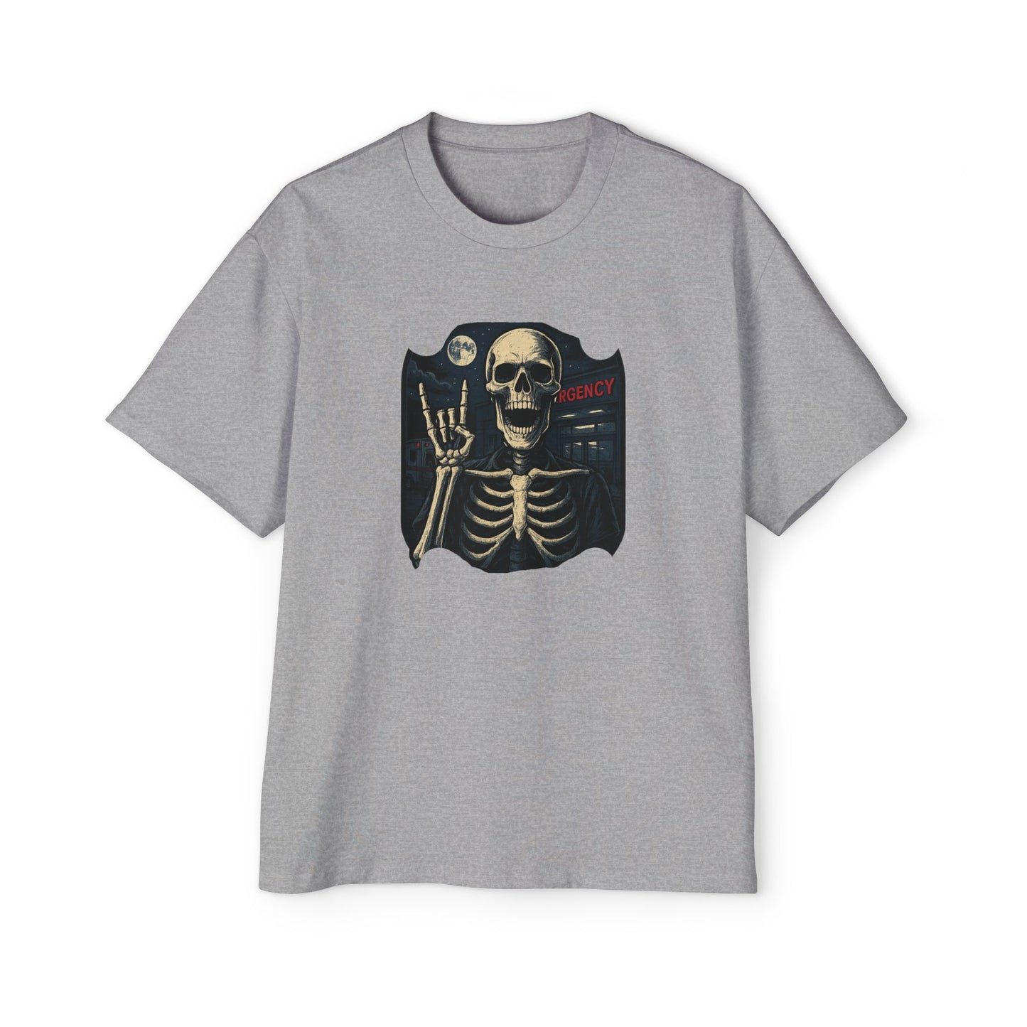 Skeleton Rocker Oversized Tee