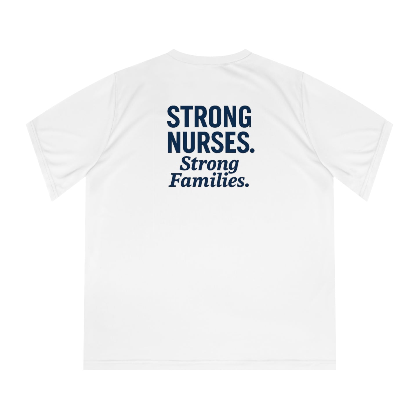 Strong Nurses V-Neck Performance Tee ofor Healthcare Heroes, Fitness Shirt, Gifts for Nurses, Workout Apparel, Inspirational Clothing