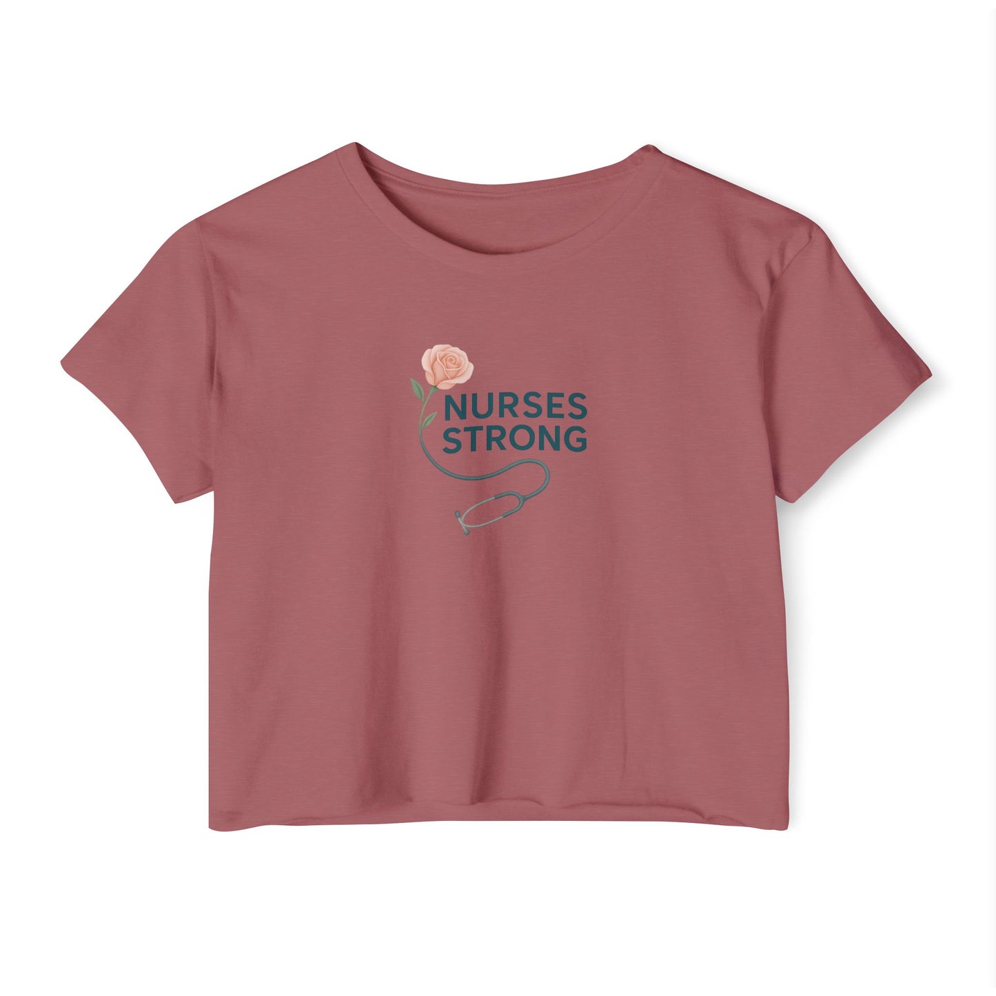 Flower/stethoscope  Festival Crop Top | Gift for Nurses,