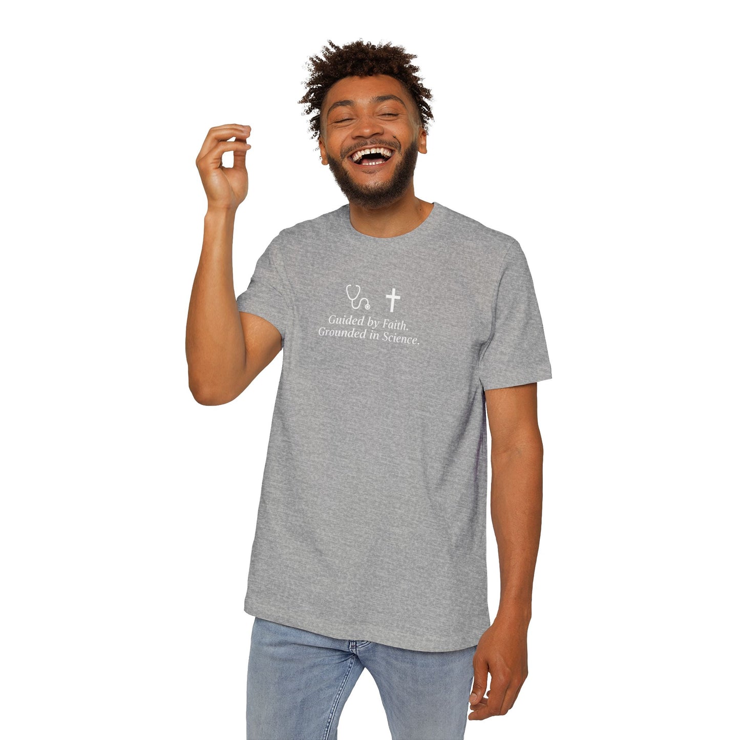 Faith and Science T-Shirt | Casual Wear, USA-Made
