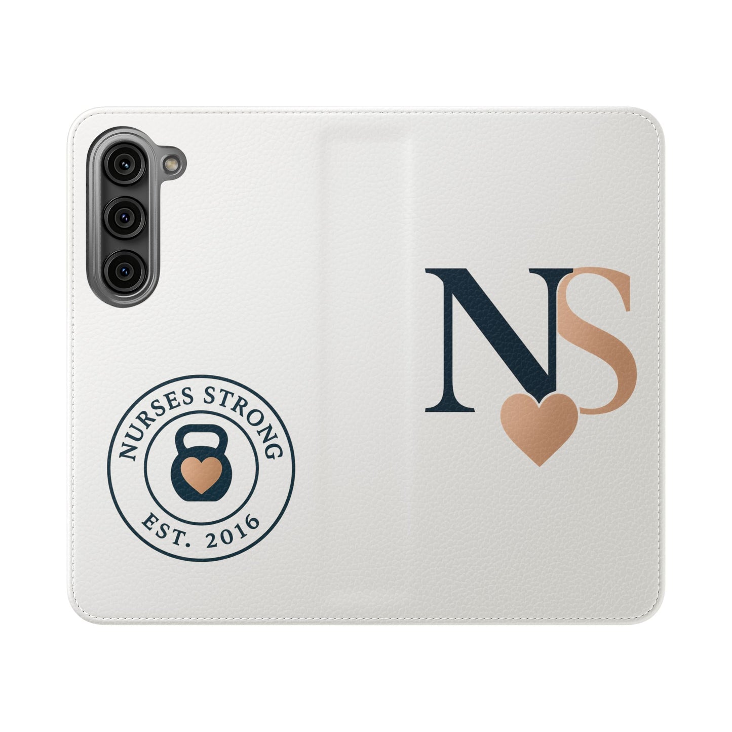 Navy Rose NS  Flip Case | Phone Accessory for Healthcare Workers | Gift for Nurses | Stylish & Functional | Durable Phone Protection