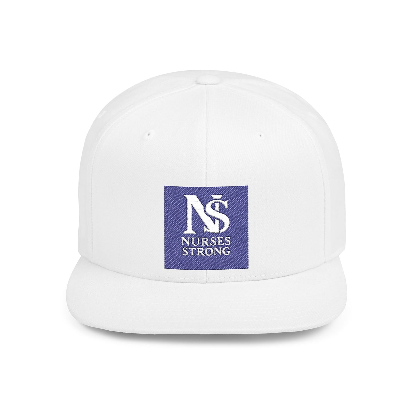 Nurses Strong Snapback Hat | Flat Bill Cap for Healthcare Professionals | Gift for Nurses, Medical Workers, Graduation