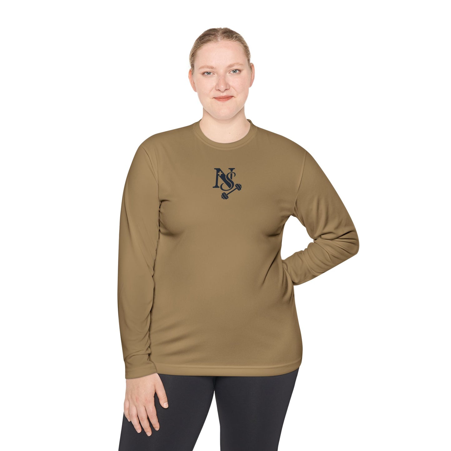 DB Cross Fitness Long Sleeve Tee, Gym Shirt, Workout Apparel, Weightlifting Top, Casual Sportswear, Active Lifestyle Clothing
