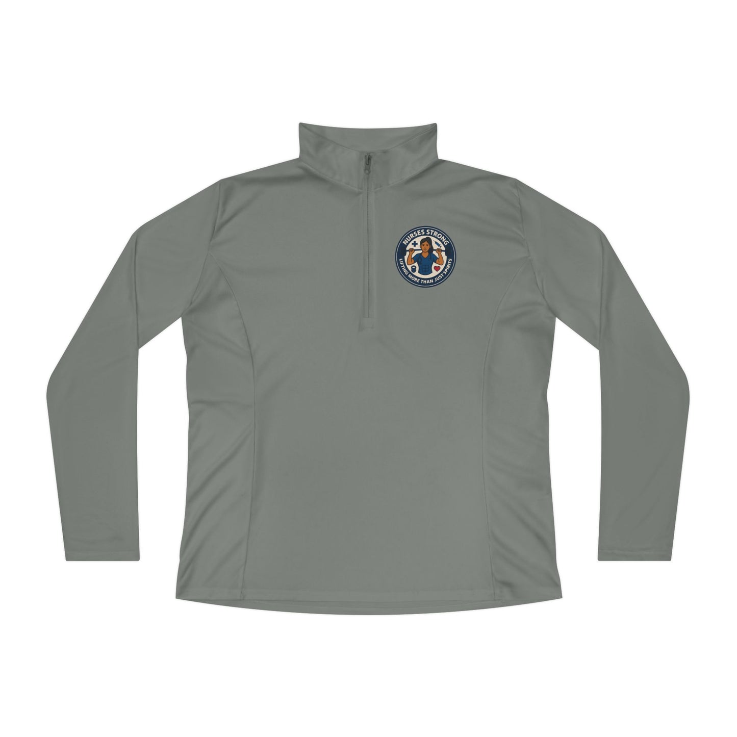 Ladies Quarter-Zip Pullover Sweater, Cozy Sportswear, Stylish Activewear, Perfect for Fall, Great Gift for Her, Casual Outing Outfit