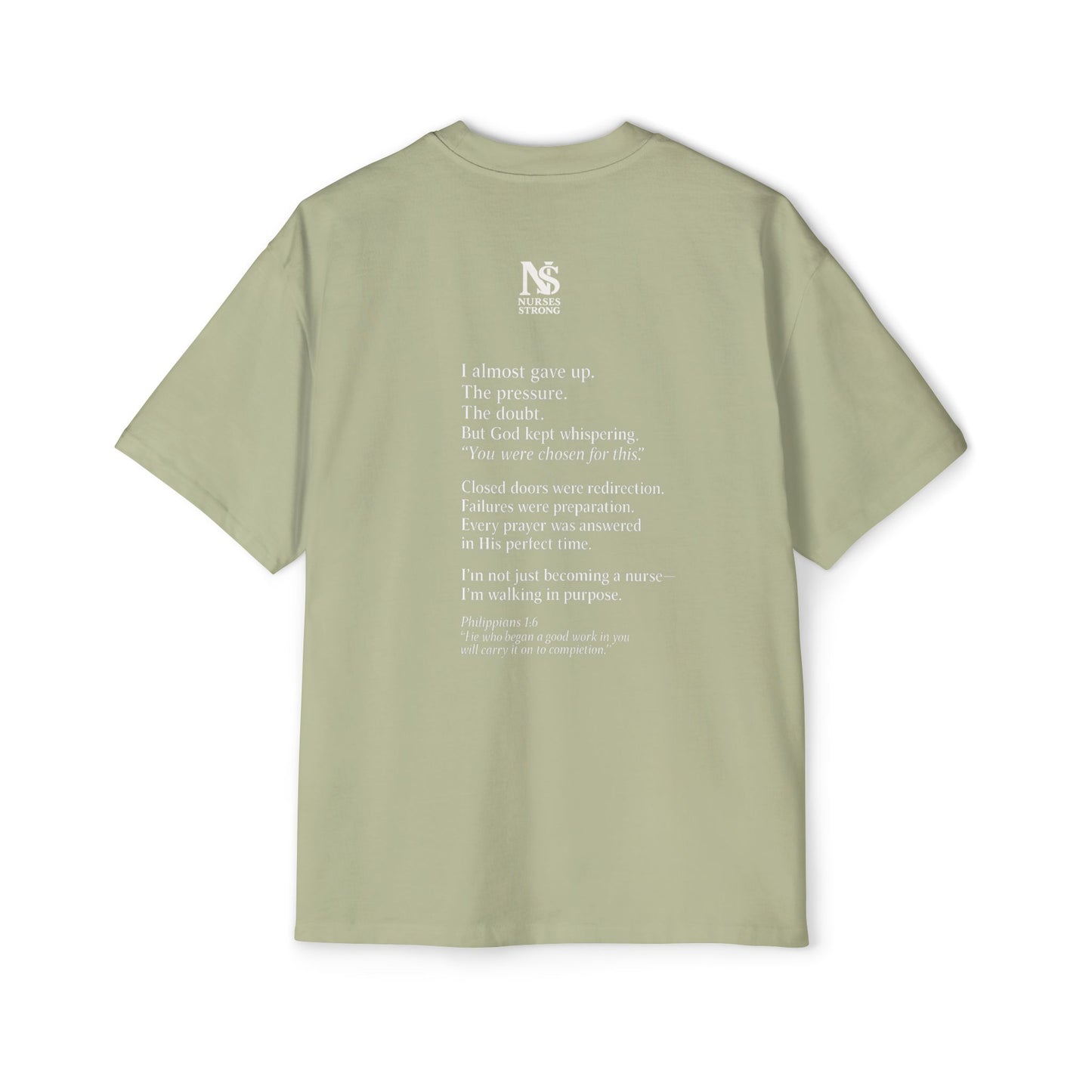 Guided by Faith, Men's Heavy Oversized Tee - Relaxed Casual Vibes, Everyday Wear,