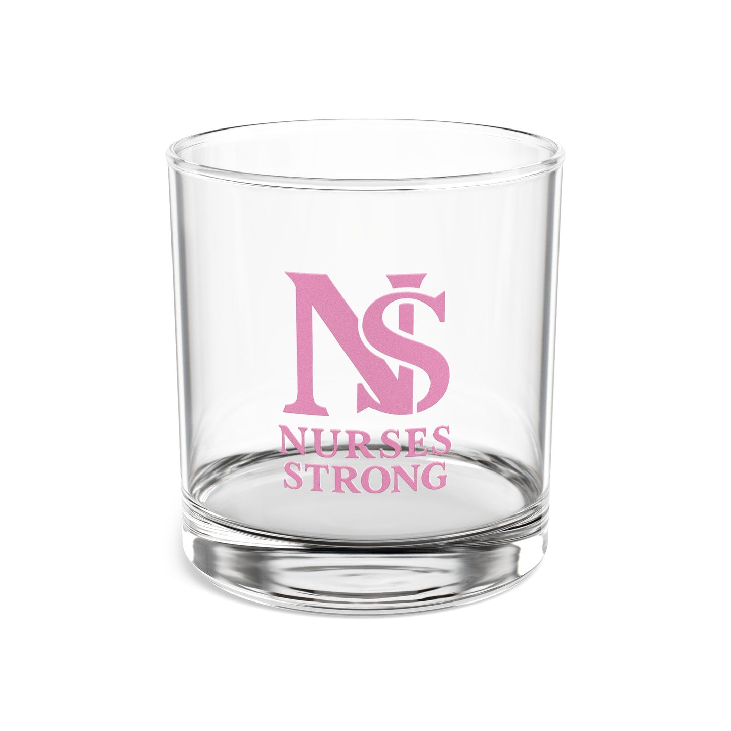 Empowering Nurses Rocks Glass | 10oz Whiskey Tumbler for Celebrations, Gifts for Nurses, Unique Drinkware, Home Bar Decor, Cocktail Glass