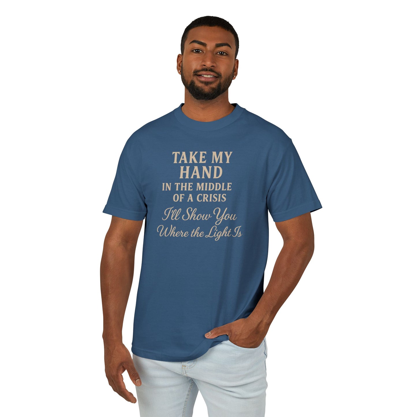 Take my Hand | Unisex Heavyweight Cotton Shirt