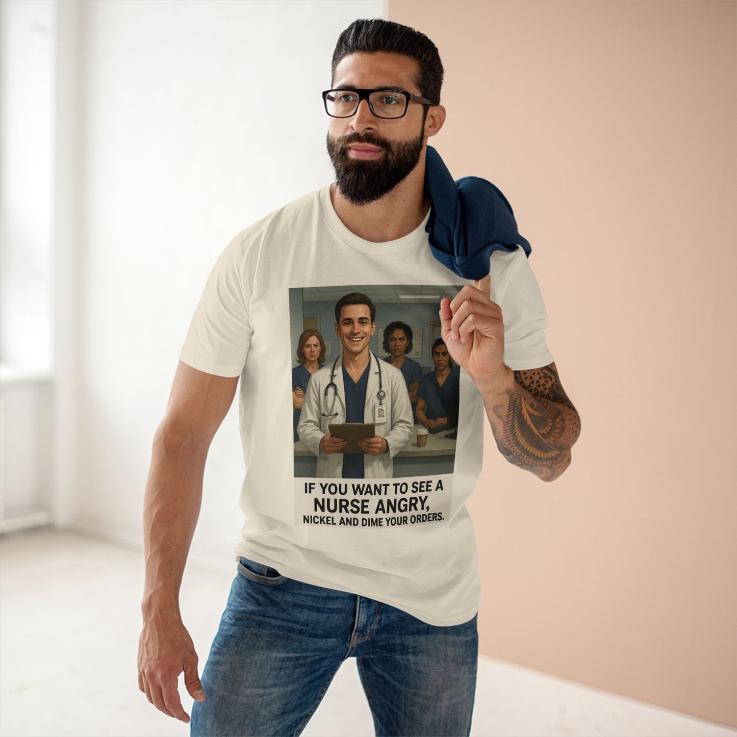 If You Want to See a Nurse Angry Tee