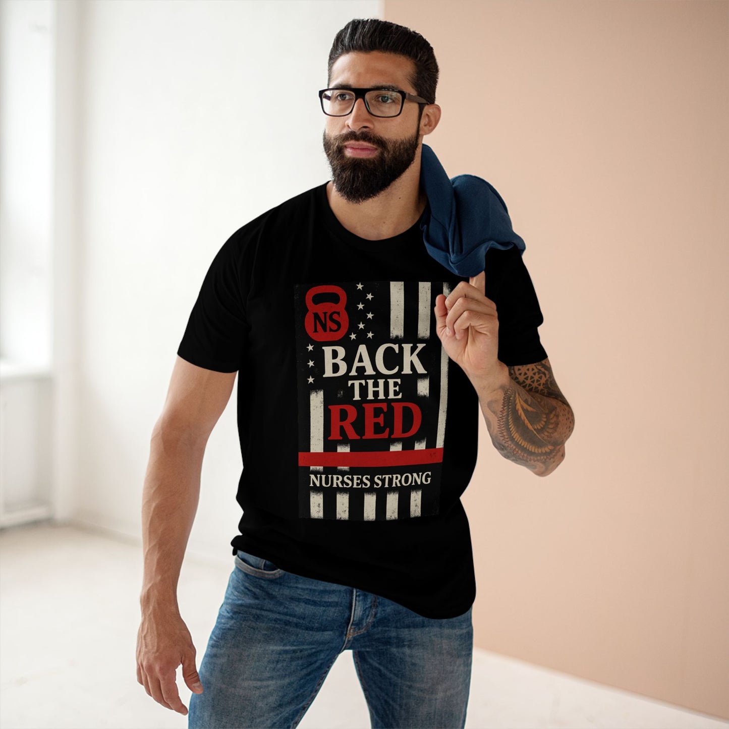 Back the Red Nurses Strong Tee
