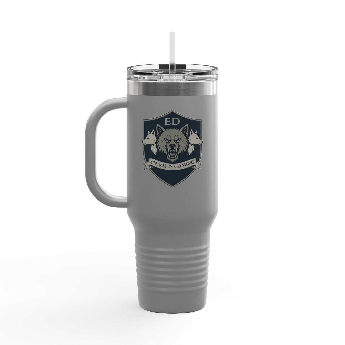 Chaos is Coming Insulated Travel Mug, 40oz - Adventure Ready, Customizable Designs for On-the-Go Life, Perfect Gift for Coffee Lovers, Travel [...]