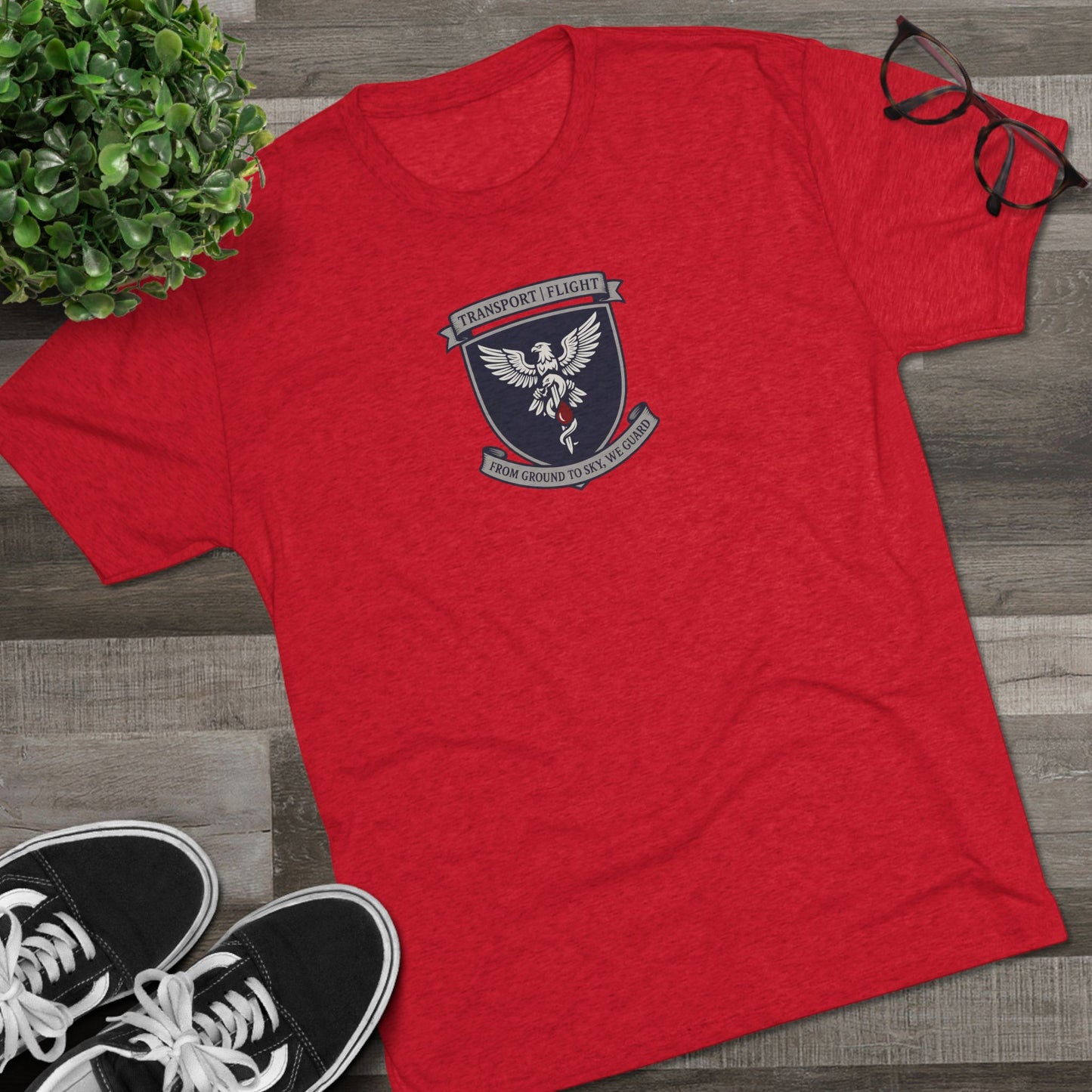 Transport Nurse Tri-Blend Crew Tee, Comfortable Casual T-Shirt, Perfect Gift for Nature Lovers, Adventure Apparel, Everyday Wear