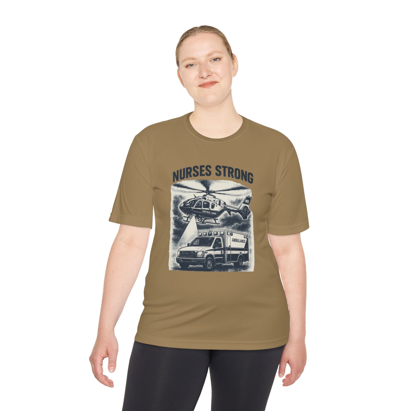 Nurses Strong CC Moisture Wicking Performance Tee