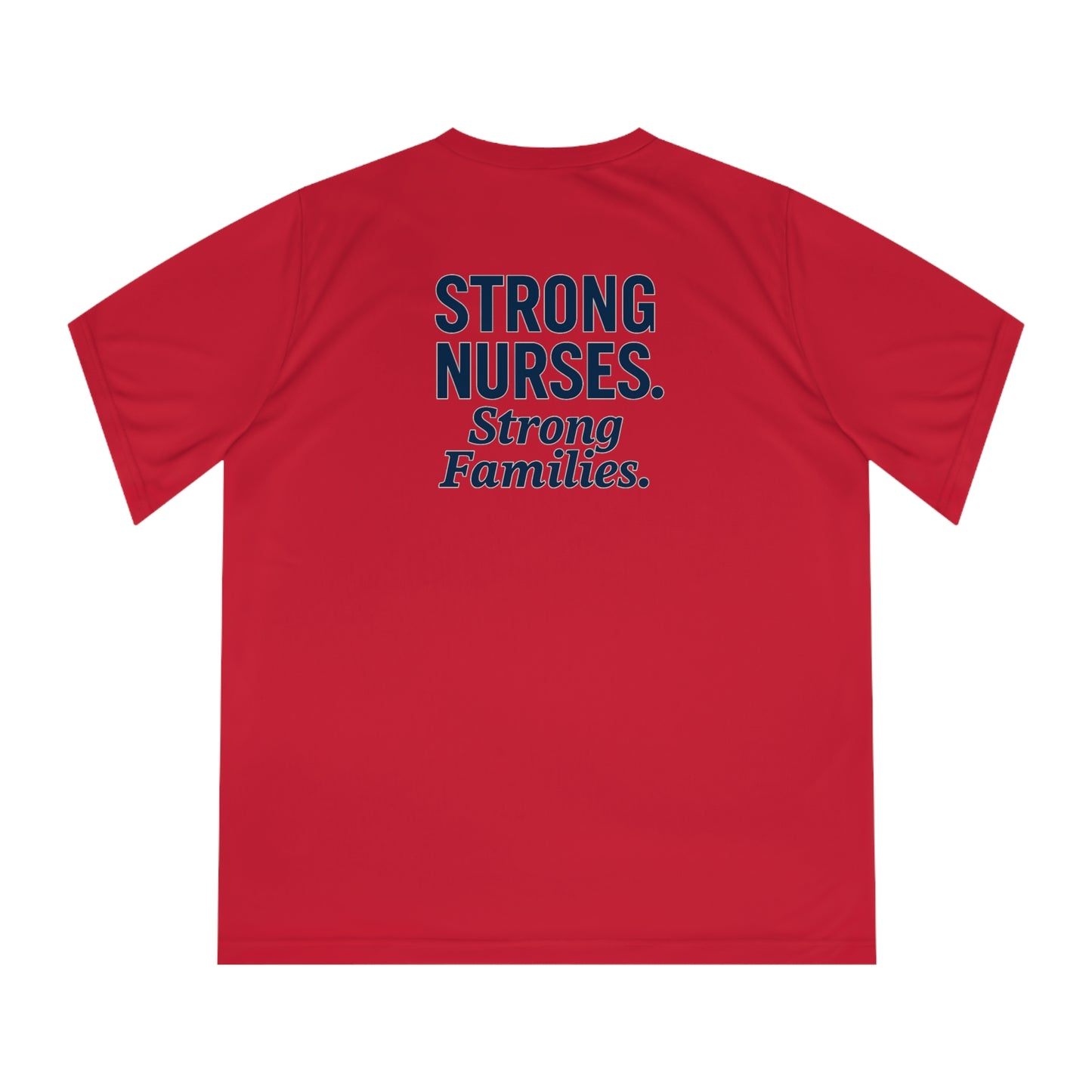 Strong Nurses V-Neck Performance Tee ofor Healthcare Heroes, Fitness Shirt, Gifts for Nurses, Workout Apparel, Inspirational Clothing