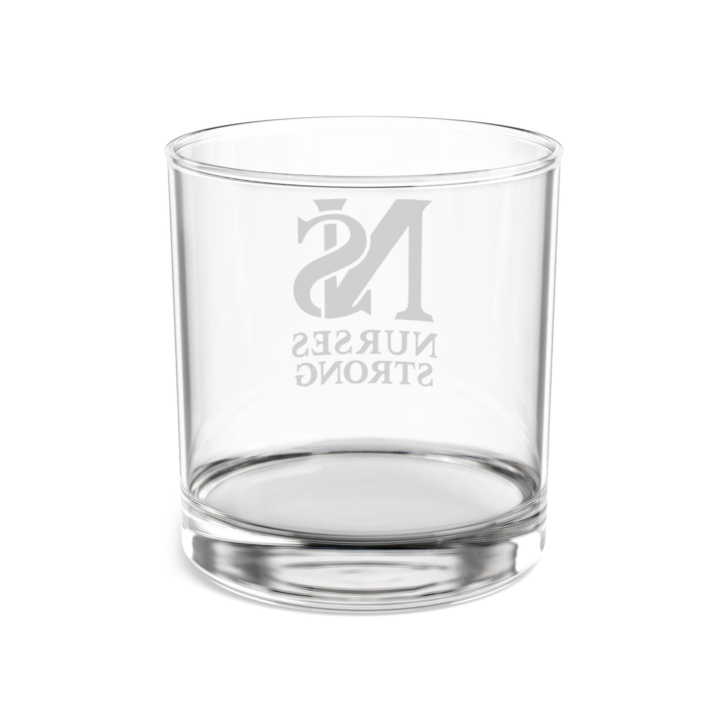 Nurses Strong Rocks Glass, 10oz Drinking Glass, Personalized Gift, Unique Nurse Appreciation, Barware for Nurses