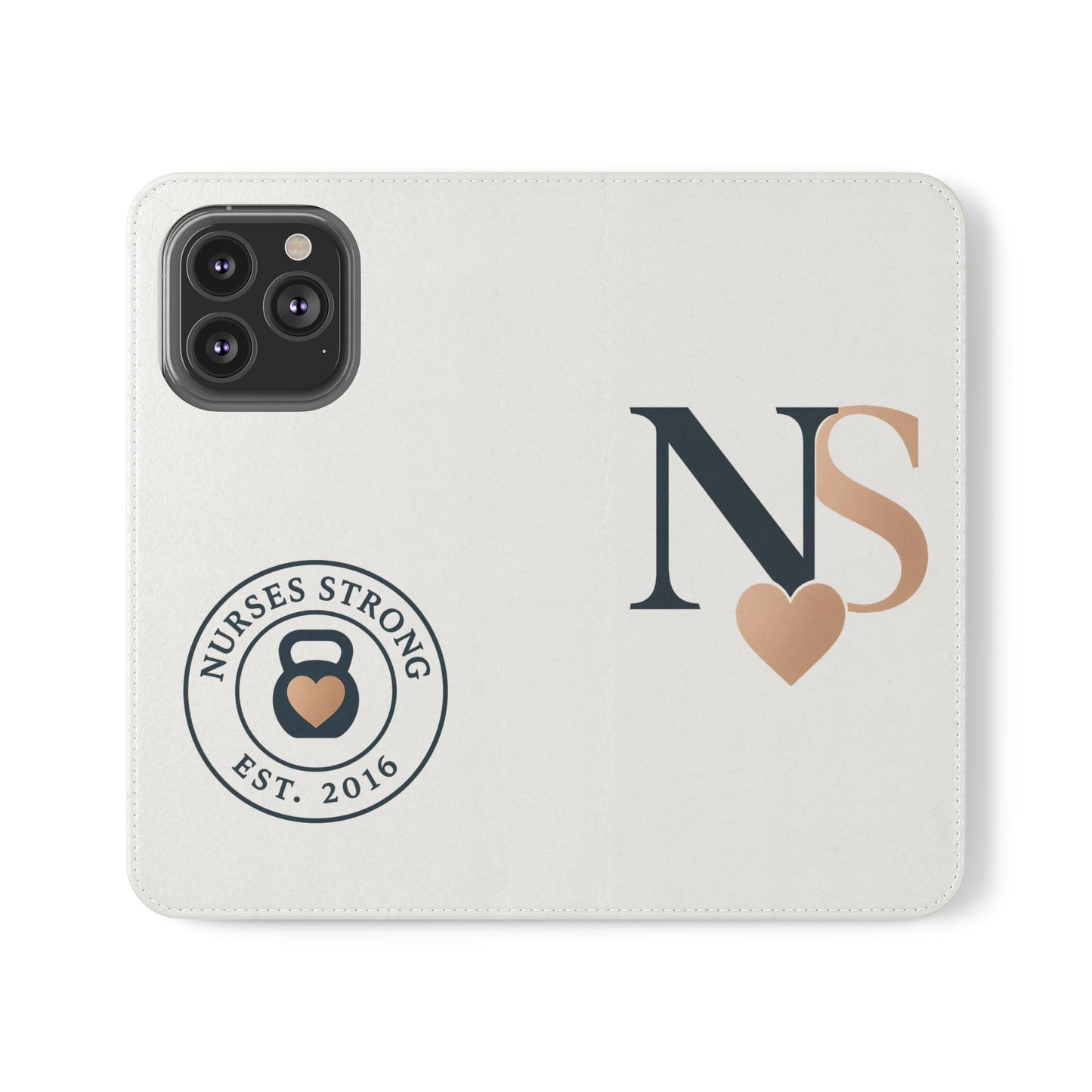 Navy Rose NS  Flip Case | Phone Accessory for Healthcare Workers | Gift for Nurses | Stylish & Functional | Durable Phone Protection