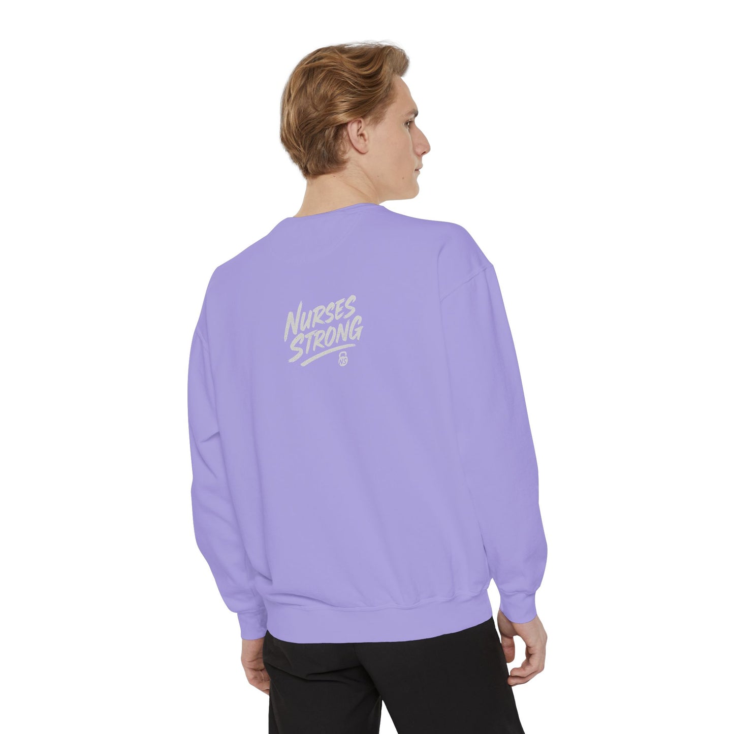 Nightshifter for Life, Unisex Sweatshirt Nurses Strong, Cozy Gift for Healthcare Workers, Casual Wear, Fall Fashion