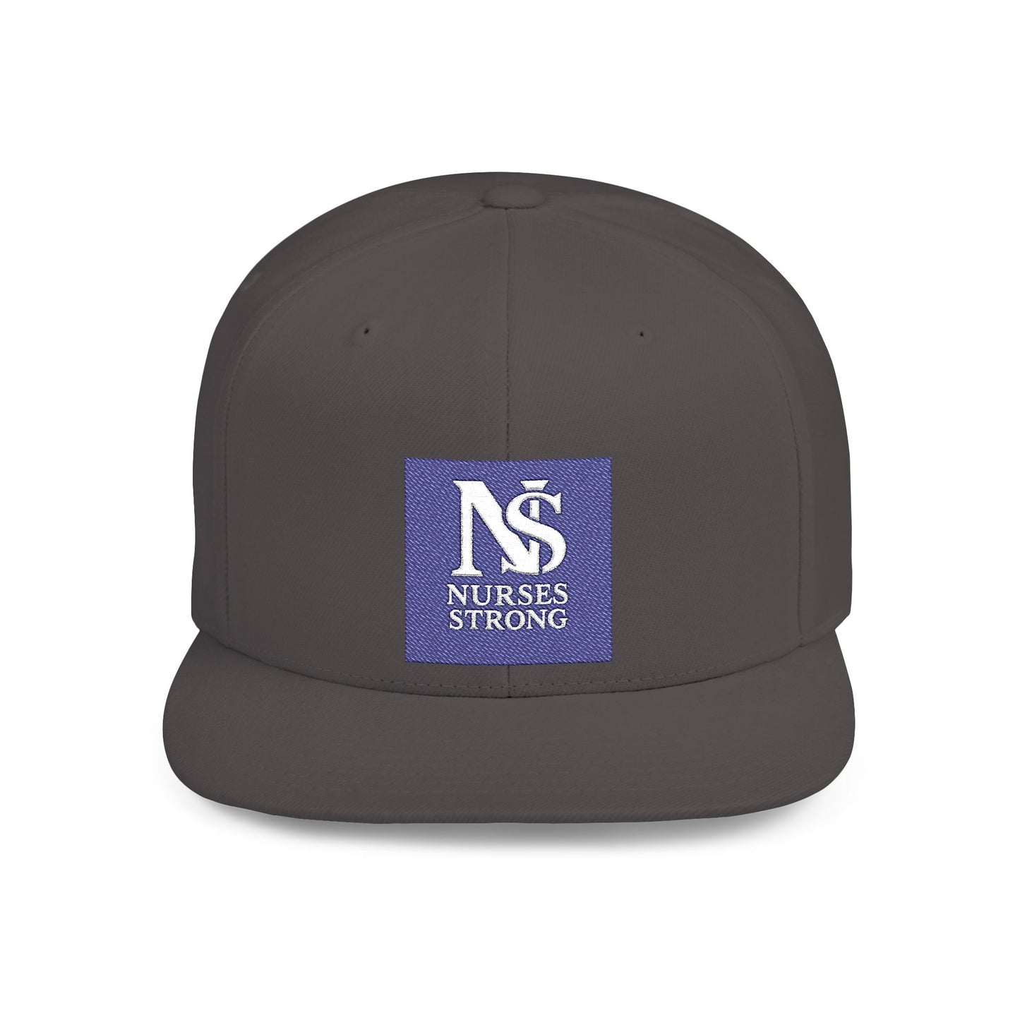 Nurses Strong Snapback Hat | Flat Bill Cap for Healthcare Professionals | Gift for Nurses, Medical Workers, Graduation