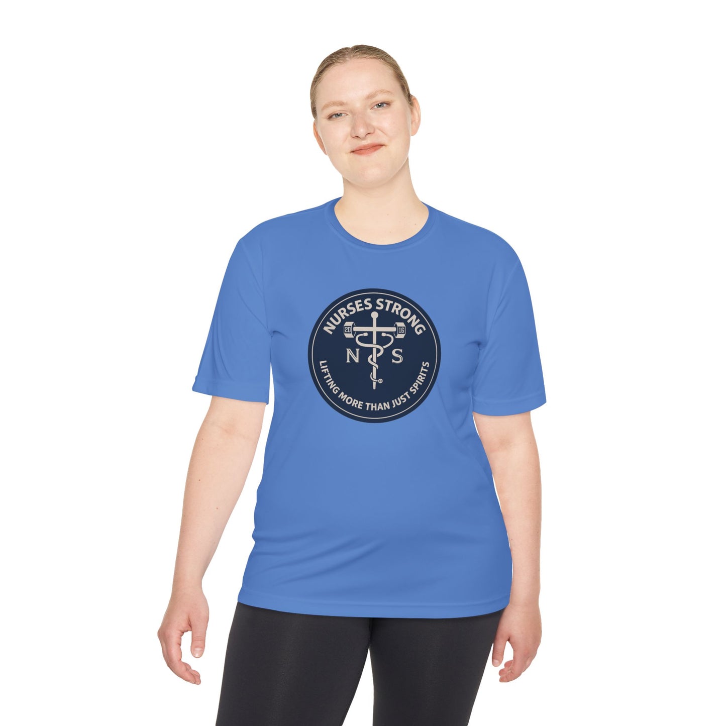 Nurses Strong Performance Tee | Gift for Healthcare Workers, Athletic Shirt, Appreciation Gift, Fitness Apparel, Nursing Student Tee