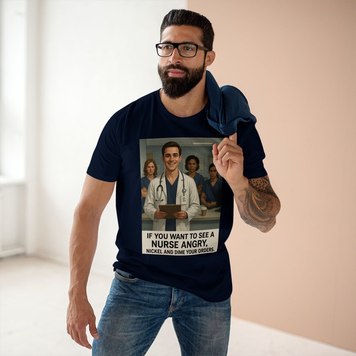 If You Want to See a Nurse Angry Tee