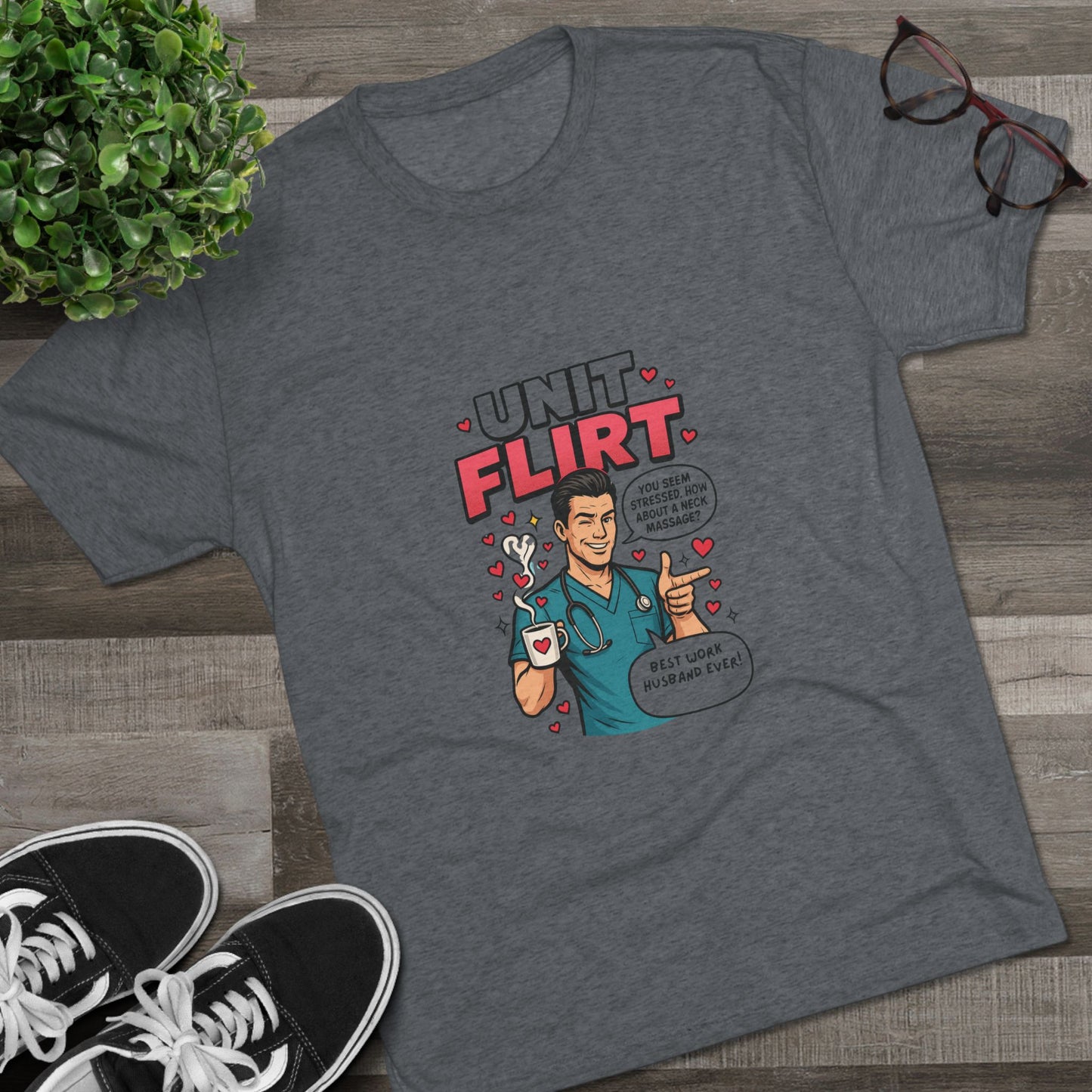 Flirty Unisex Tee - Cute Gift for Dating, Valentine's Day, Funny Gift for Him or Her, Casual Wear, Unisex Graphic Shirt