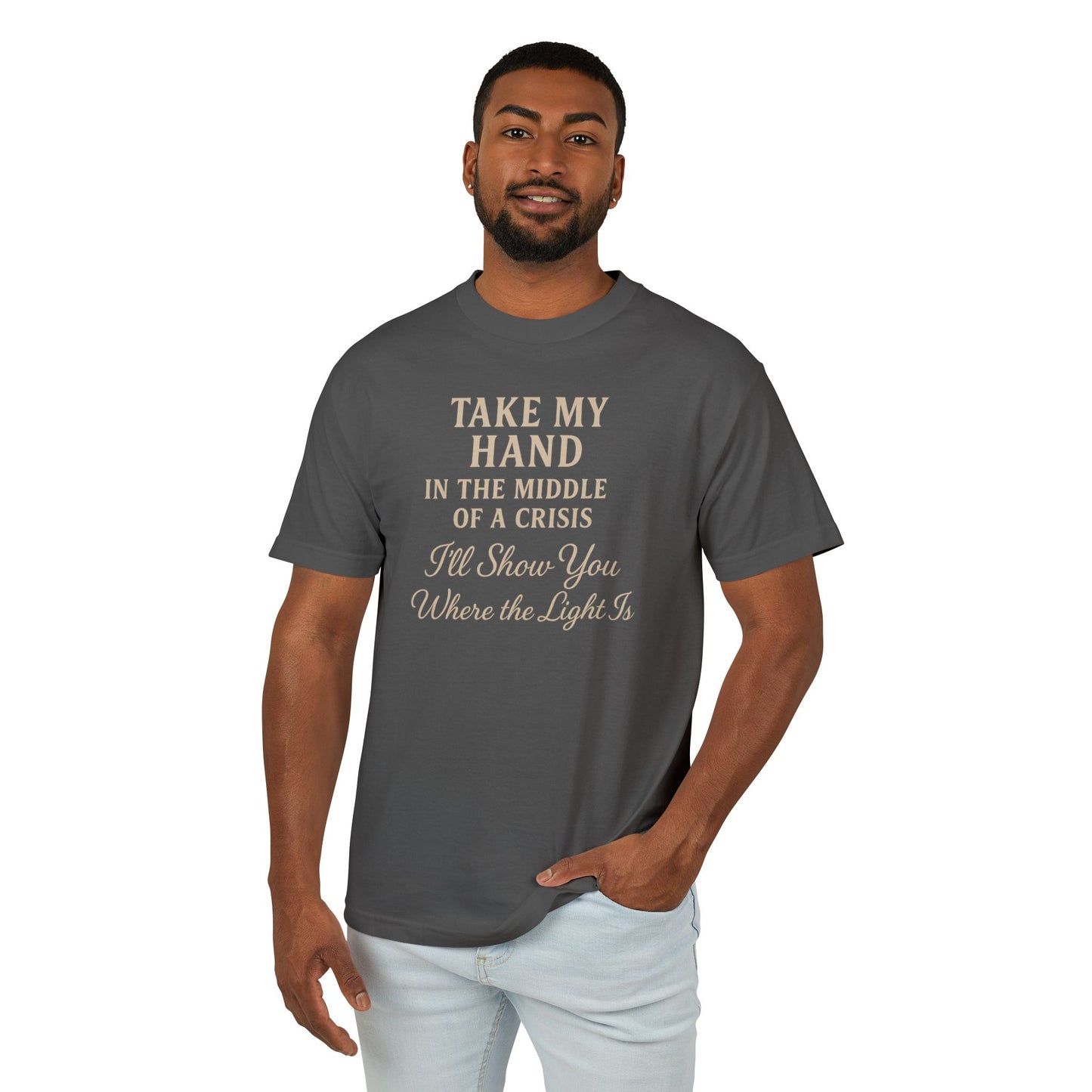 Take my Hand | Unisex Heavyweight Cotton Shirt