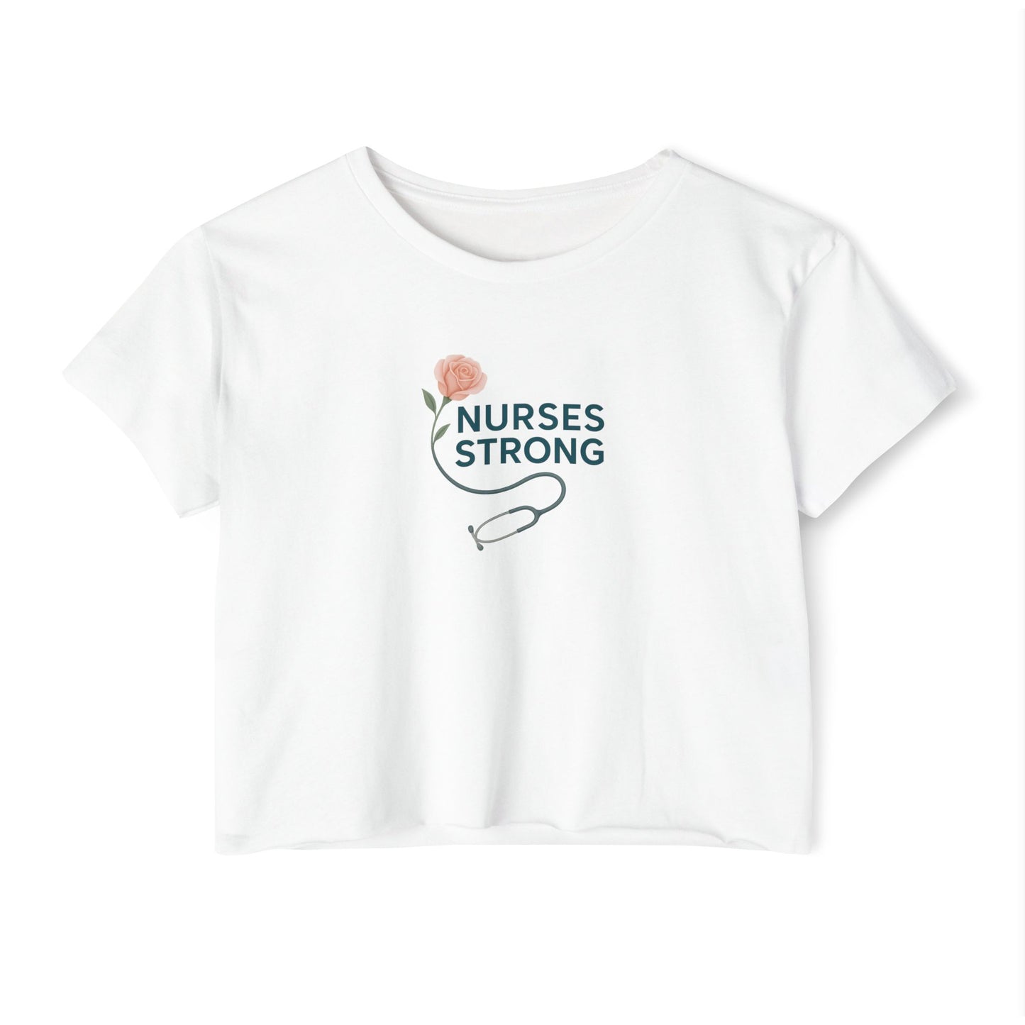 Flower/stethoscope  Festival Crop Top | Gift for Nurses,