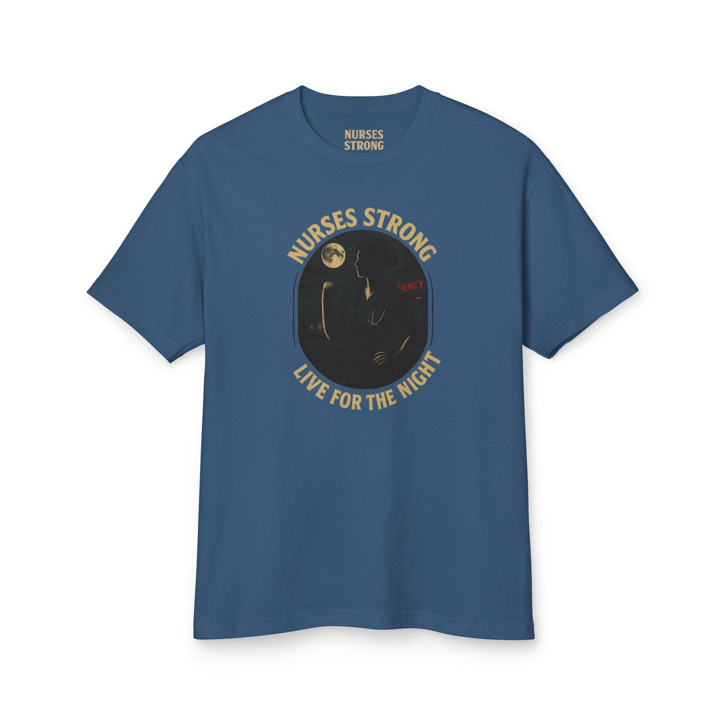 Live for the Night | Comfortable Cotton Shirt, Gift for Nurses