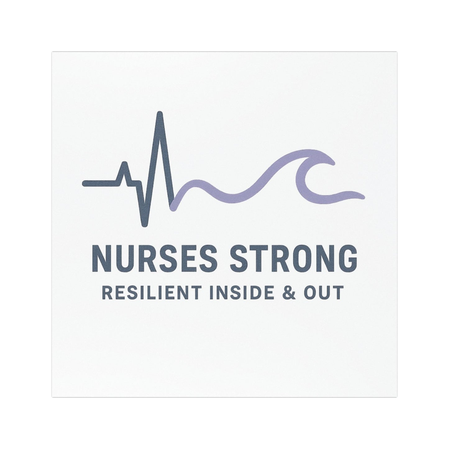 Nurse Support Car Magnet, Resilient Nurses Gift, Medical Professional Car Decor, Strong Nurse Magnet, Healthcare Appreciation