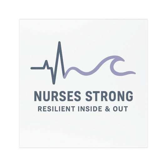 Nurse Support Car Magnet, Resilient Nurses Gift, Medical Professional Car Decor, Strong Nurse Magnet, Healthcare Appreciation