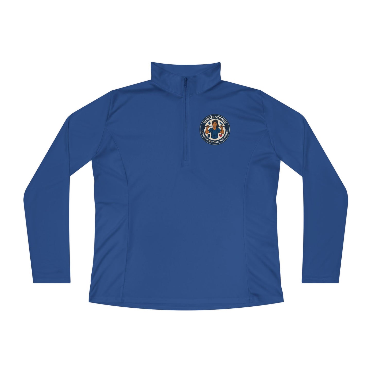 Ladies Quarter-Zip Pullover Sweater, Cozy Sportswear, Stylish Activewear, Perfect for Fall, Great Gift for Her, Casual Outing Outfit
