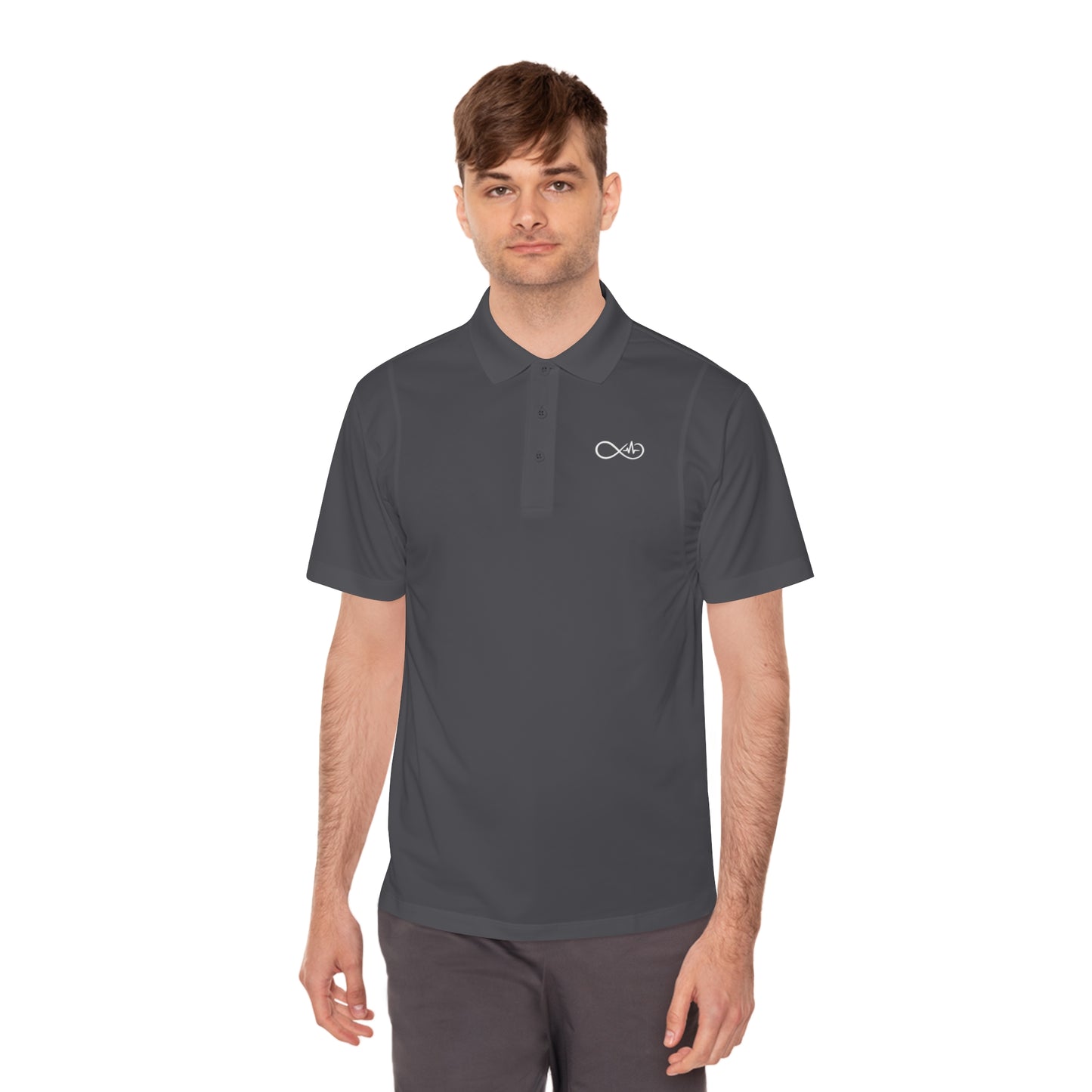Infinity Men's Sport Polo Shirt - Lightweight Athletic Wear for Casual or Active Lifestyle, Perfect for Sports, Golf, Outdoor Events, Father's Day