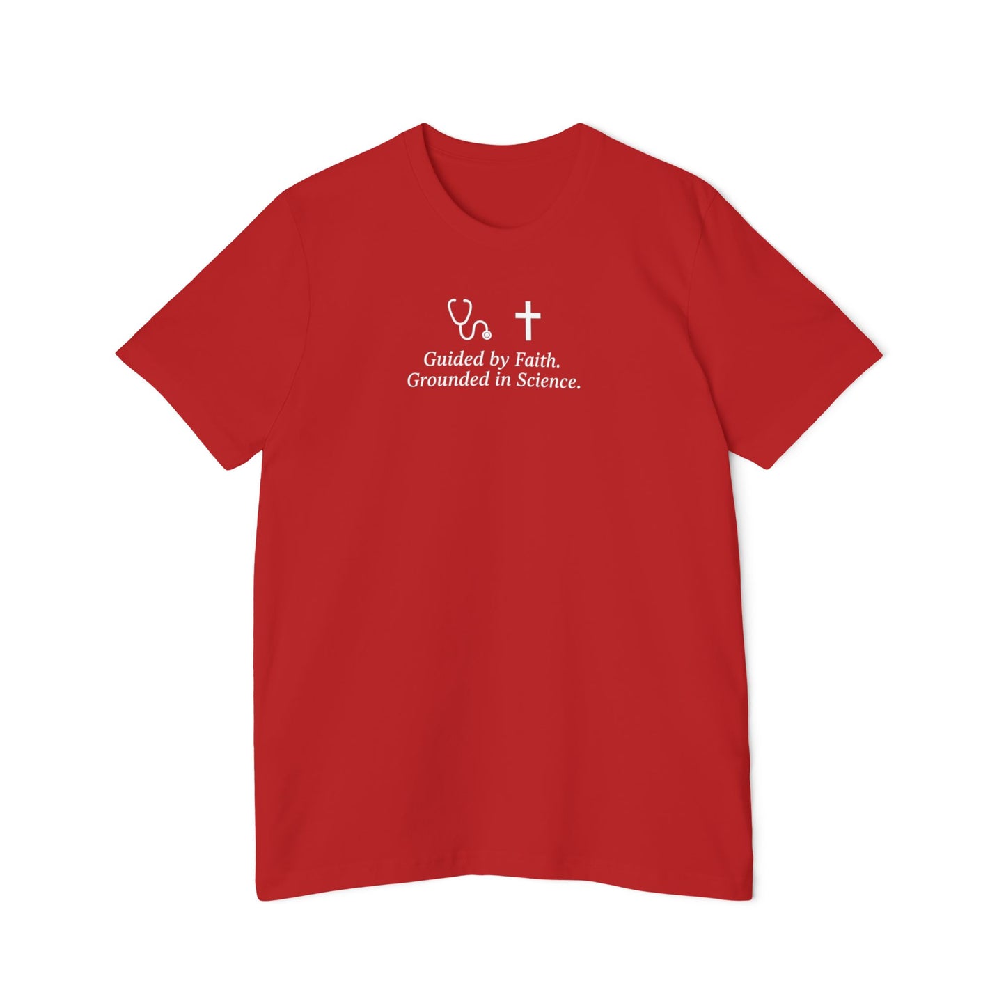 Faith and Science T-Shirt | Casual Wear, USA-Made
