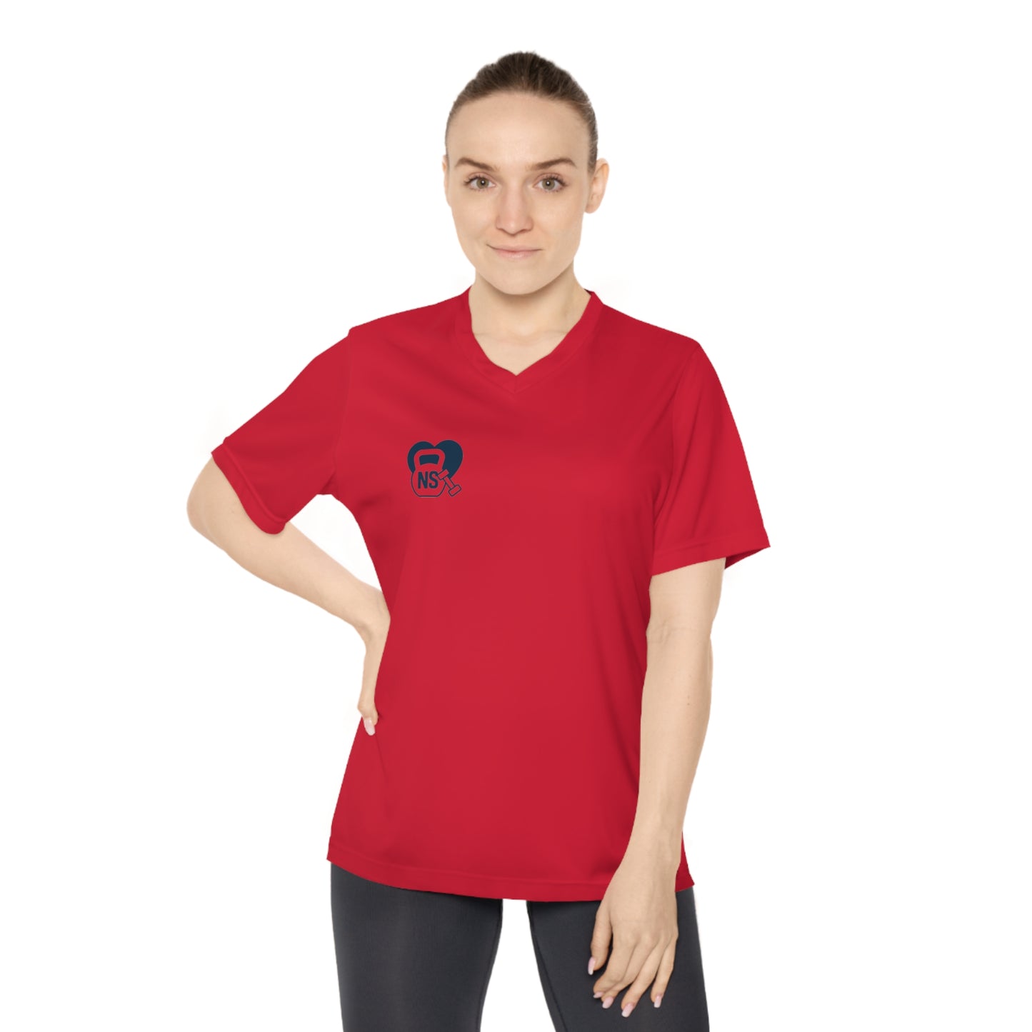 Strong Nurses V-Neck Performance Tee ofor Healthcare Heroes, Fitness Shirt, Gifts for Nurses, Workout Apparel, Inspirational Clothing