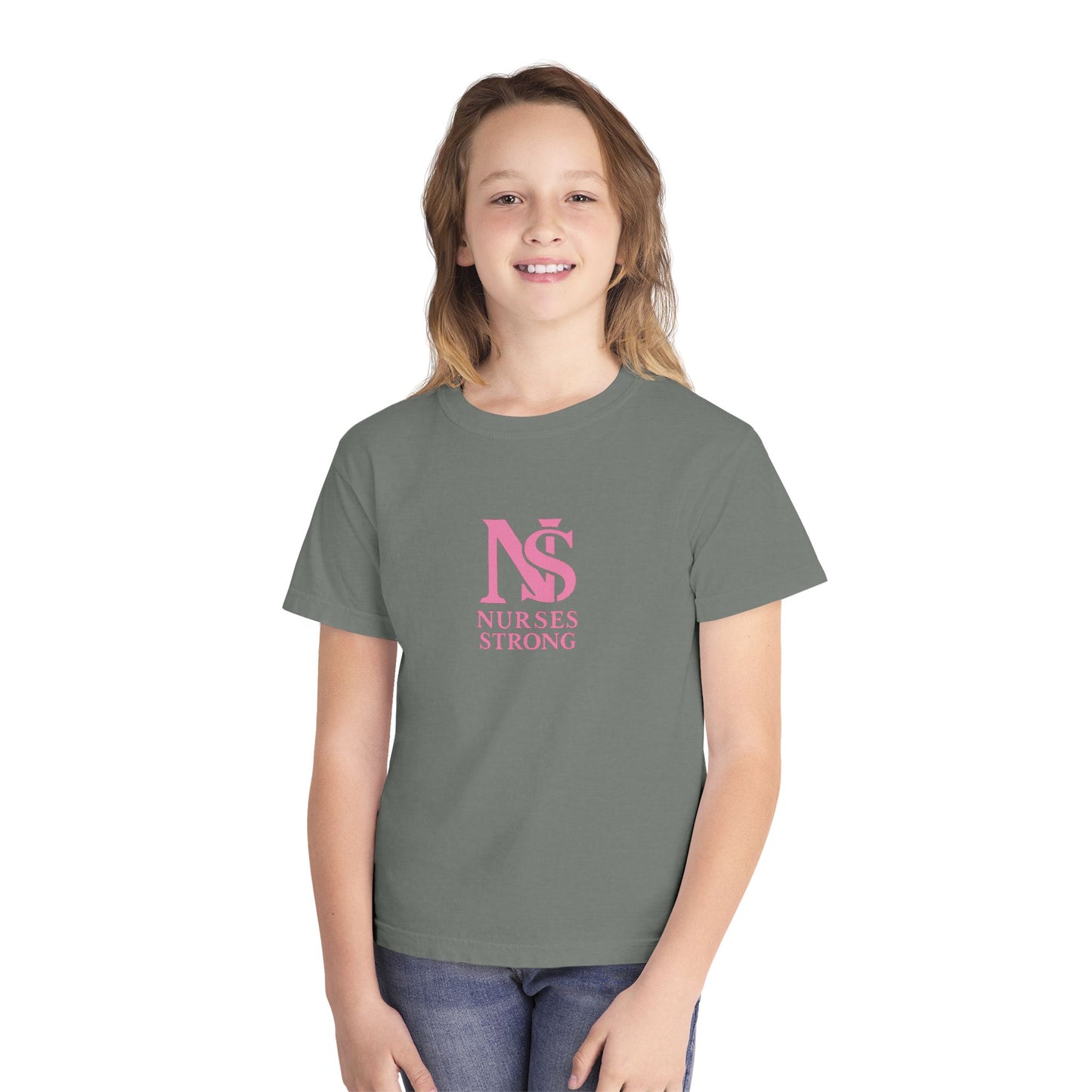 Nurses Strong Youth Tee, Inspirational Shirt for Future Nurses, Motivational Gift, Medical Student Apparel, Health Care T-Shirt