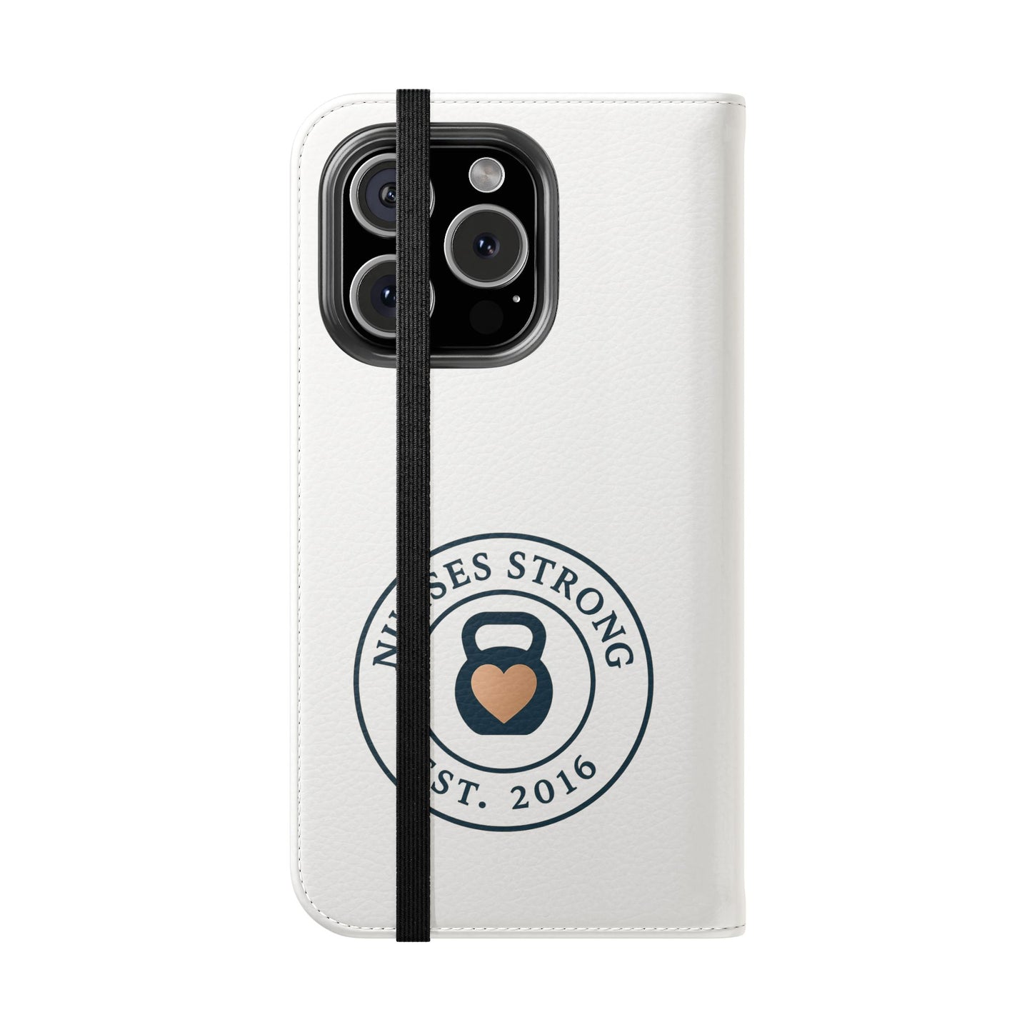 Navy Rose NS  Flip Case | Phone Accessory for Healthcare Workers | Gift for Nurses | Stylish & Functional | Durable Phone Protection
