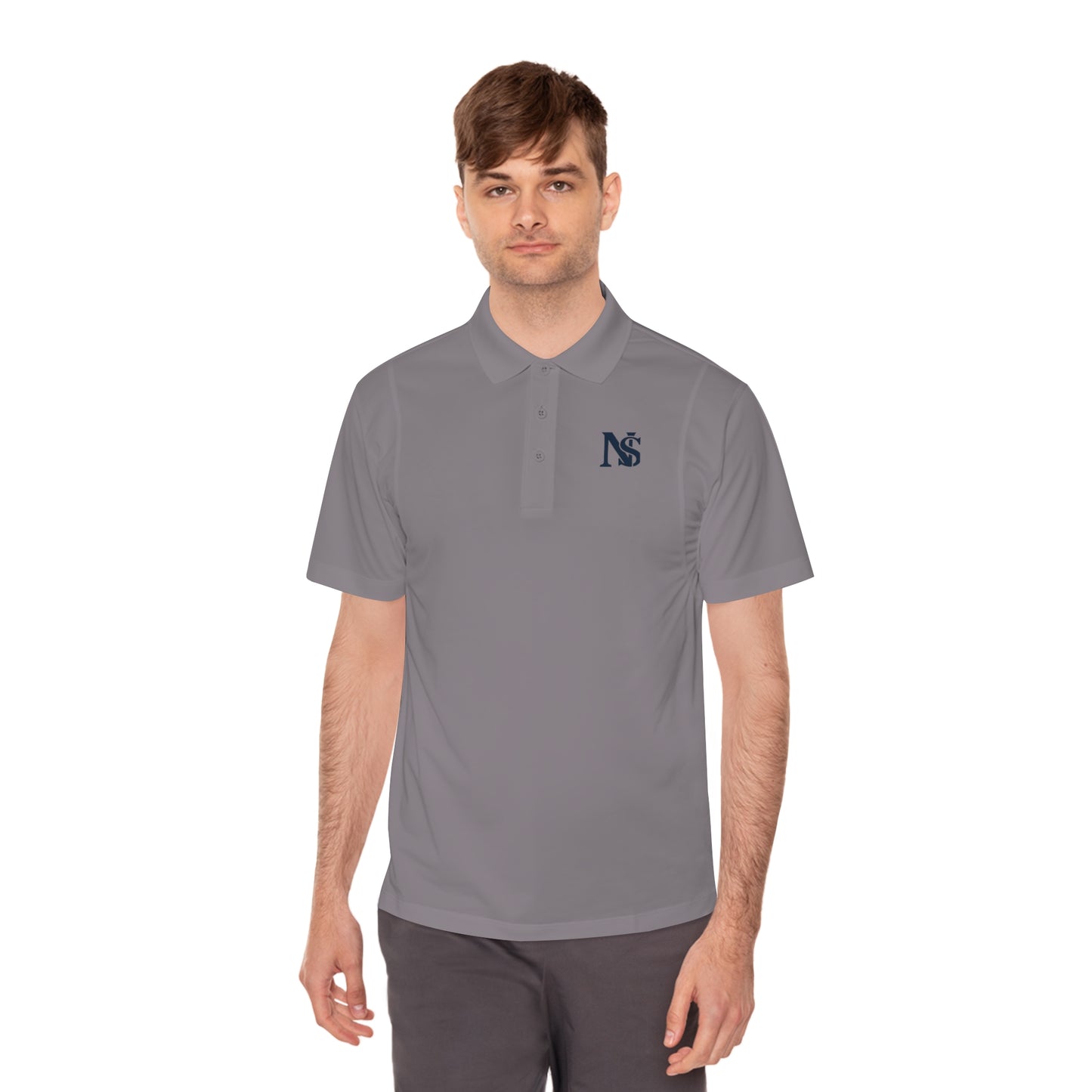 Classic NS Men's Sport Polo Shirt, Casual Athletic Wear, Great for Summer Events, Golf, Comfortable Outdoor Activity