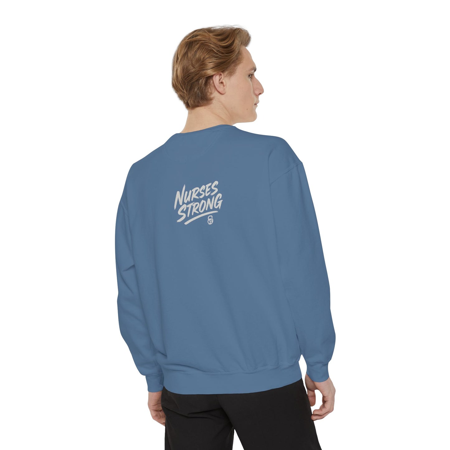 Nightshifter for Life, Unisex Sweatshirt Nurses Strong, Cozy Gift for Healthcare Workers, Casual Wear, Fall Fashion
