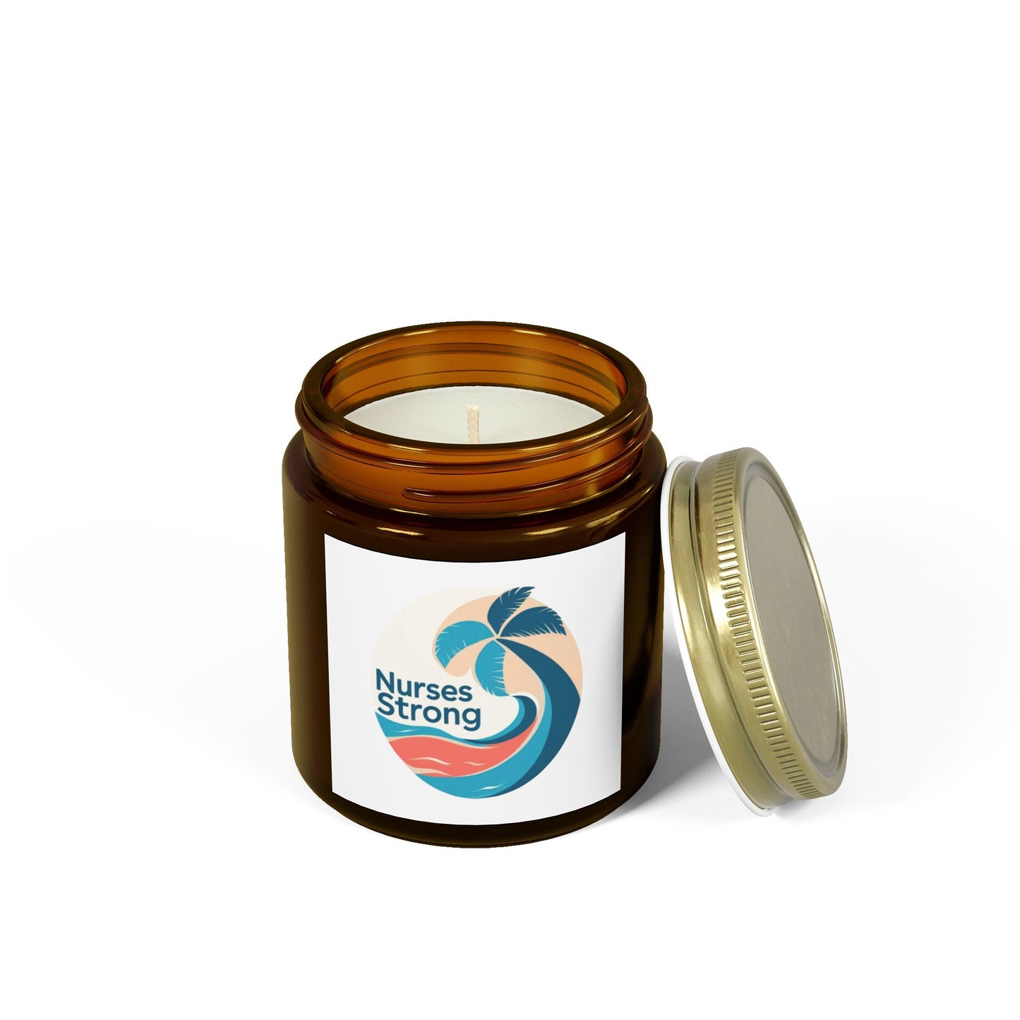 Nurses Strong Scented Candle, Aromatherapy Gift for Healthcare Workers, Relaxation, Stress Relief, Support, Self-Care