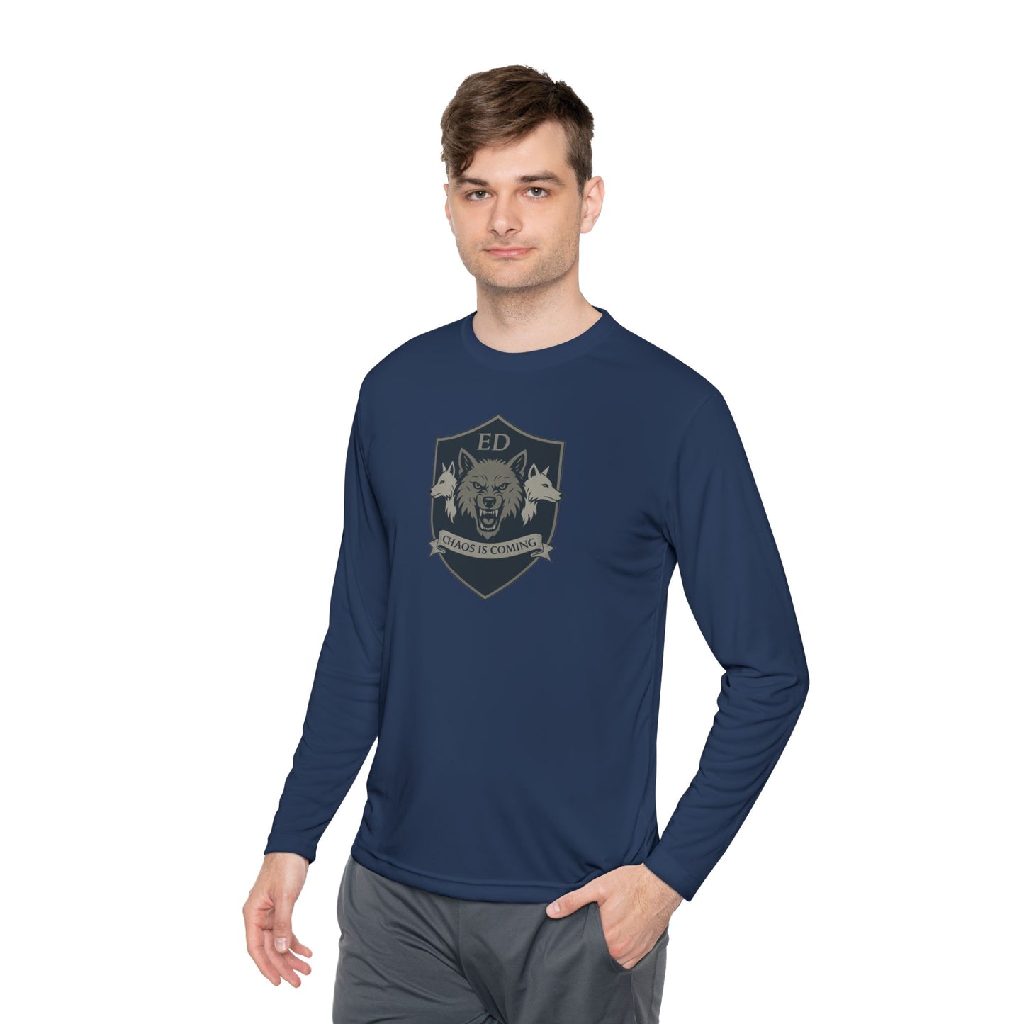 Chaos is Coming -Ready Unisex Long Sleeve Tee, Outdoorsy Shirt, Camping Gear, Gift for Nature Lovers, Hiking Tee