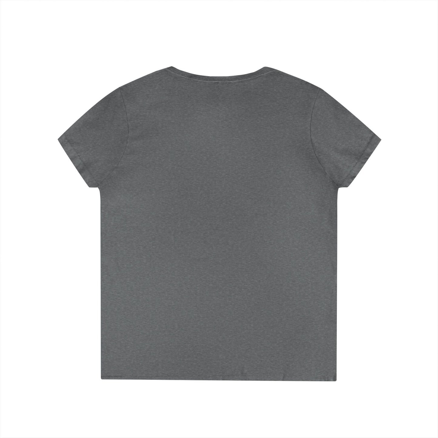 Personalized Heart NS V-Neck T-Shirt for Women, Stylish Gift, Everyday Wear, Casual Tee