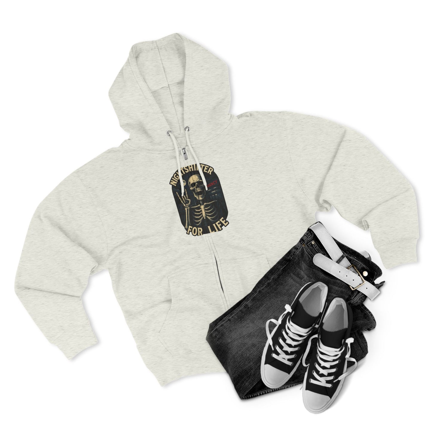 Life Shifter for Life Zip Up Hoodie for Life, Unisex Hoodie, Halloween Fashion, Casual Wear, Trendy Sweatshirt