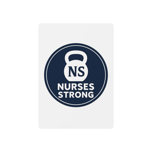 Nurse Strong Poker Playing Cards, Game Night Essentials, Unique Gift for Gamers, Playing Cards for Nurses, Card Games, Collectible Cards