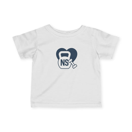 Heart & Kettlebell Infant Tee, Cute Baby Workout Shirt, Newborn Gift for Fitness Parents, Baby Clothes for Gym Lovers, Unique Baby [...]