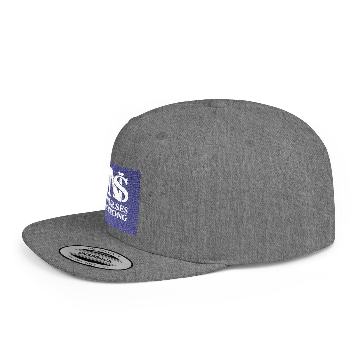 Nurses Strong Snapback Hat | Flat Bill Cap for Healthcare Professionals | Gift for Nurses, Medical Workers, Graduation