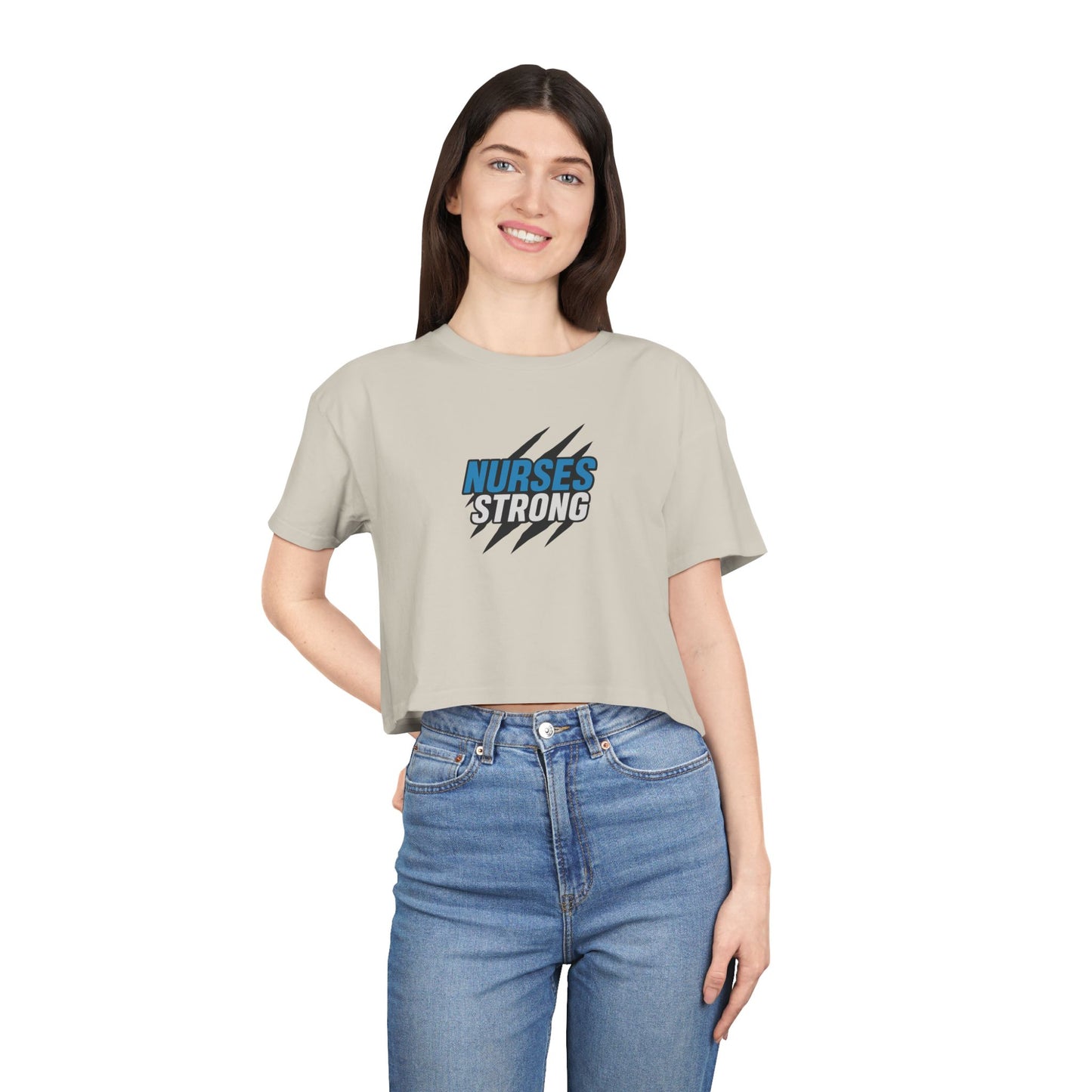 Fierce Women's Crop Tee – Fitness, Casual