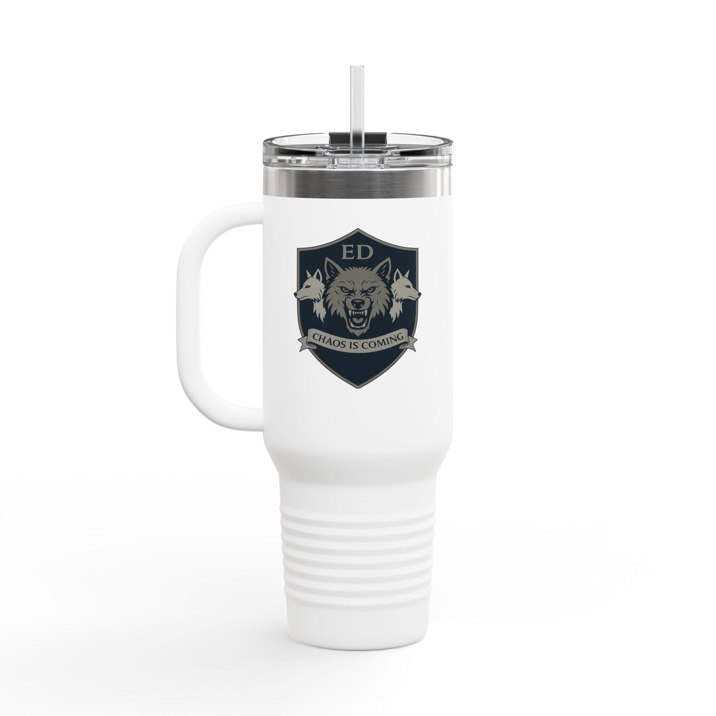 Chaos is Coming Insulated Travel Mug, 40oz - Adventure Ready, Customizable Designs for On-the-Go Life, Perfect Gift for Coffee Lovers, Travel [...]