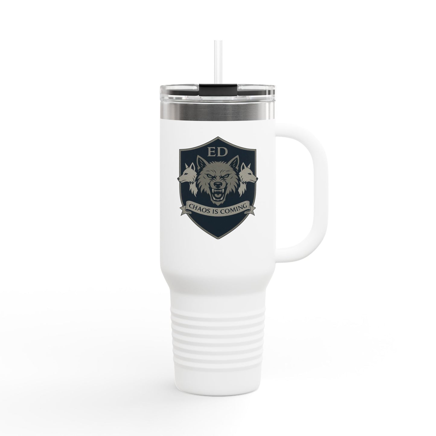 Chaos is Coming Insulated Travel Mug, 40oz - Adventure Ready, Customizable Designs for On-the-Go Life, Perfect Gift for Coffee Lovers, Travel [...]