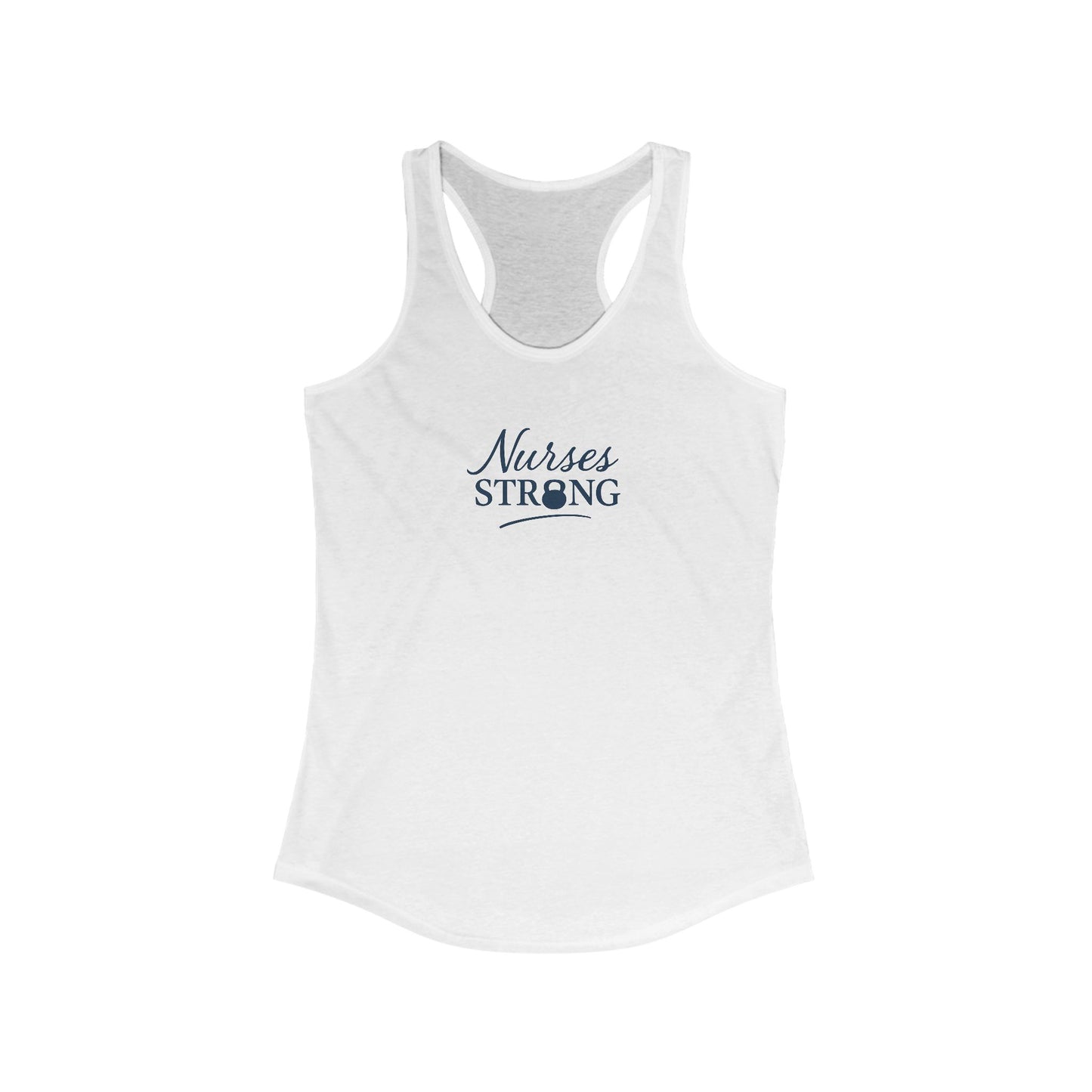 Nurses Strong Racerback Tank - Motivational Fitness Shirt, Workout Apparel, Gift for Nurses, Healthcare Team Spirit