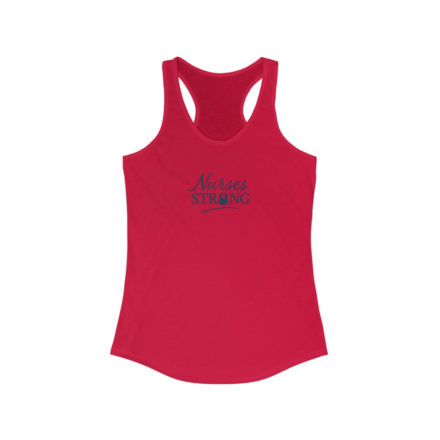 Nurses Strong Racerback Tank - Motivational Fitness Shirt, Workout Apparel, Gift for Nurses, Healthcare Team Spirit